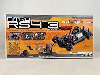 Amazon | 未使用 1/10 RCエンジンカー NITRO ナイトロ RS4-3